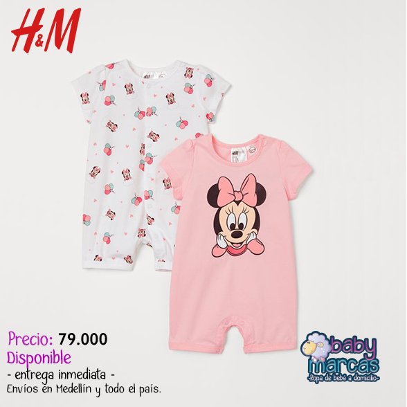 Set x 2 rompers Minnie Mouse