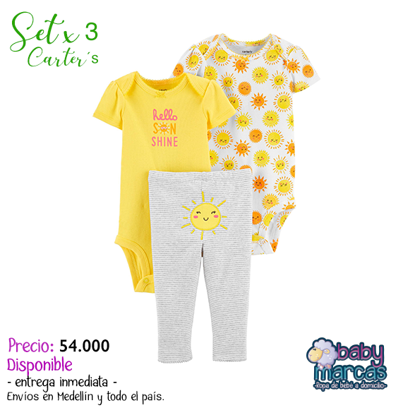 Set x 3 Piezas Solecitos