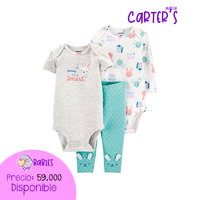 Set X 3 Piezas conejito
