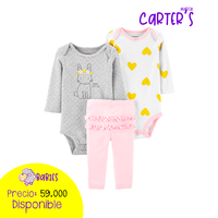 Set X 3 Piezas conejita y corazones