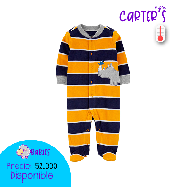 Pijamas térmica entera hipopótamo