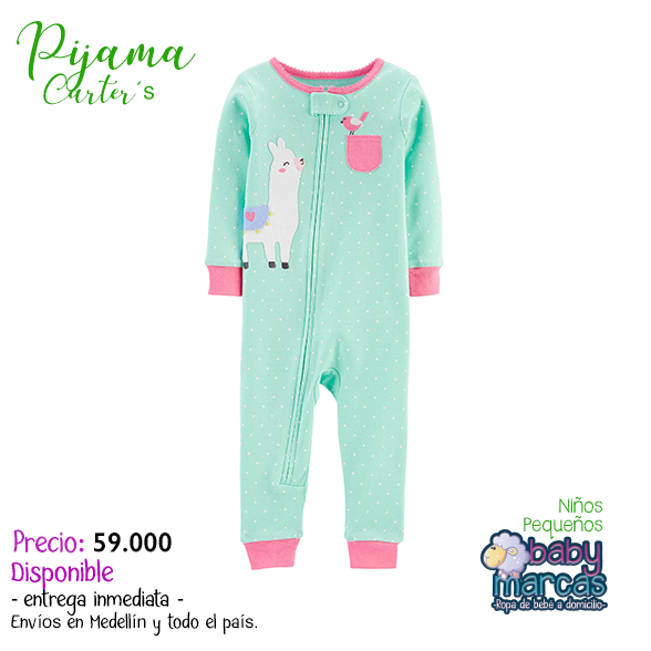 Pijama Sin Piecitos Llama