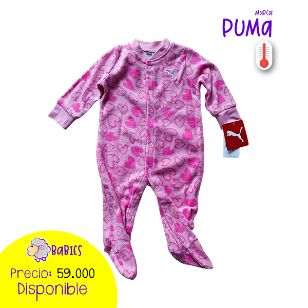Pijama entera térmica Puma niña
