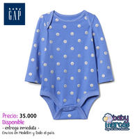Mameluco azul dots GAP