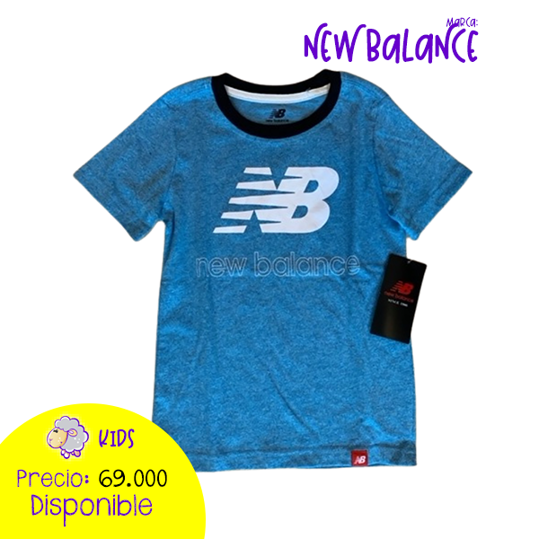 Camiseta azul New Balance