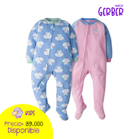 Set X 2 Pijamas Enteras Buhos Gerber