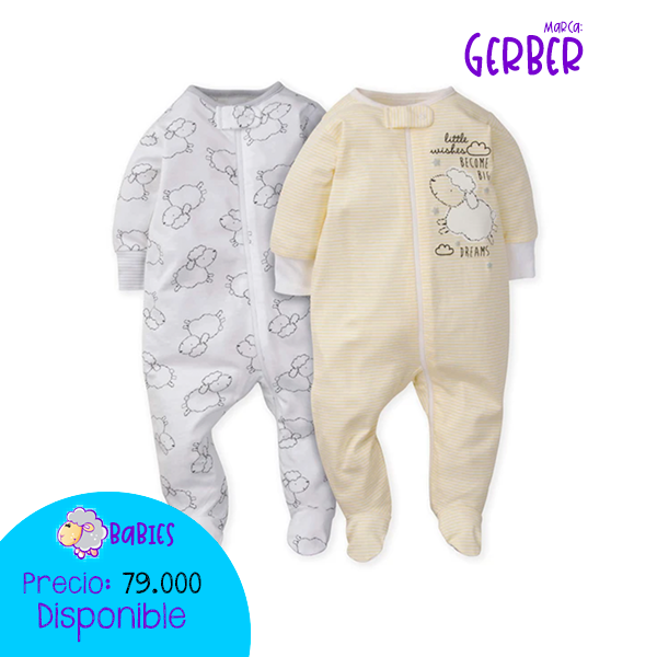 Set X 2 Pijamas Corderito