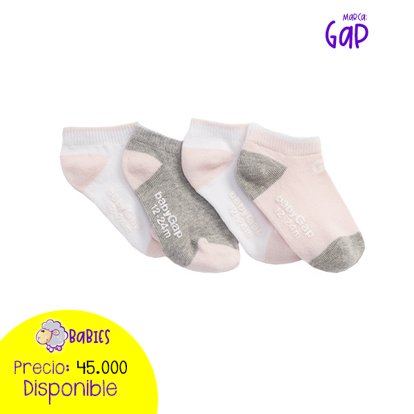 Set x 4 pares de medias tobilleras