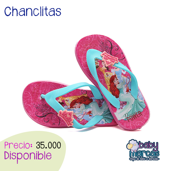 Chanclas Princesas Disney