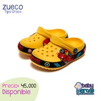 Zapatos tipo Crocs Iron Man